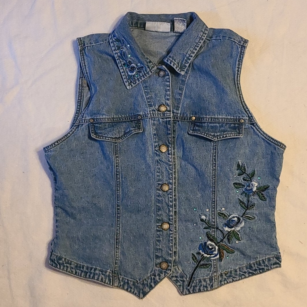 Bill blass Jean vest